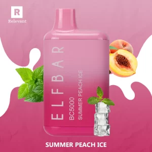 Summer peach ice